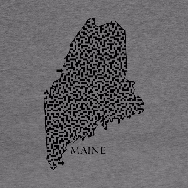 State of Maine Maze by gorff